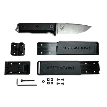 Steambow AR-6 Stinger II – Knife K1 Stonewash light