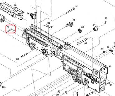 075 - SPRING, LEVER PIVOT-RETAINING