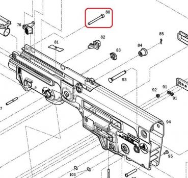 080 - SCREW, FOREGRIP-FASTENING