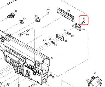 087 - SCREW, DEFLECTOR-TIGHTENING