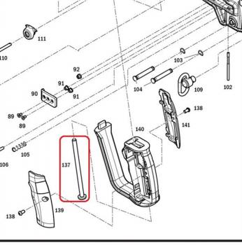 137 - SCREW, PISTOL GRIP-FASTENING