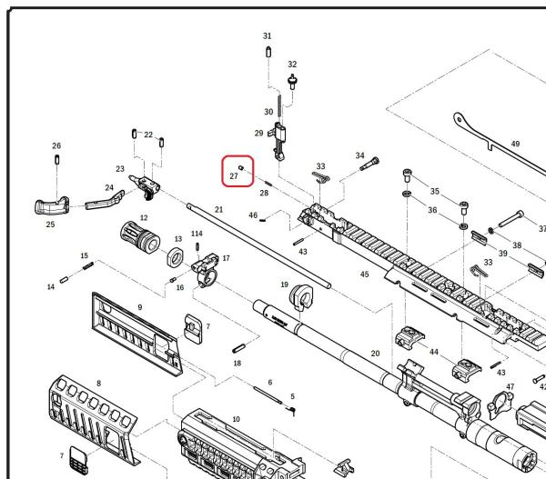 027 - PLUNGER, WINDAGE SCREW